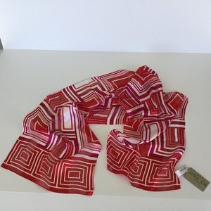 Oscar de la Renta Silk Scarf  N W T